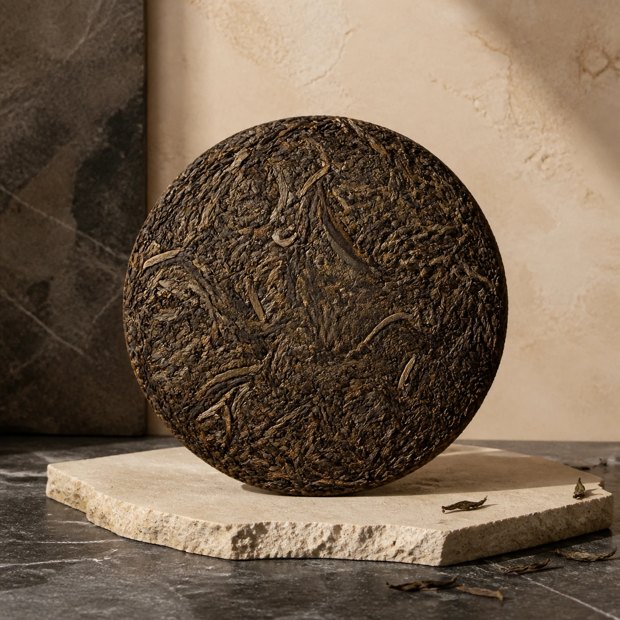 Source Canton visualisation of Yunnan Pu’er tea, 357 g cake.
